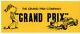 GRAND PRIX 1965 feature film production vehicle sticker - parking pass