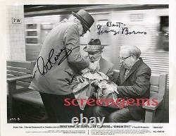 George Burns and Art Carney signed Going in Style original photo Oscar winners