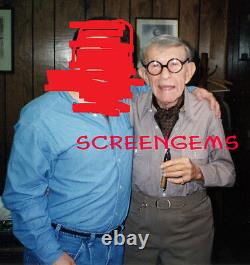 George Burns and Art Carney signed Going in Style original photo Oscar winners