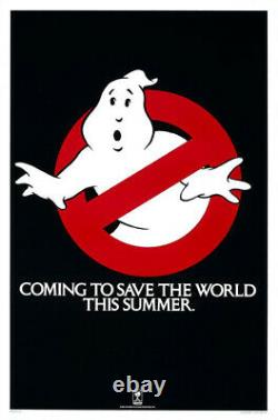 Ghostbusters (1984) Movie Poster Advance Teaser, Original, SS, Unused NM, Rolled