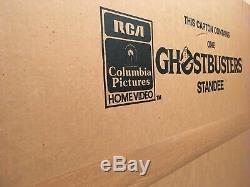 Ghostbusters 1985 Original Video Release Cardboard Standee Factory Sealed
