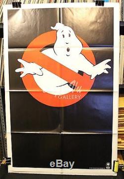 Ghostbusters Original Advance Movie Poster 27 x 41 1984 VF
