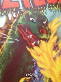 Godzilla King of the Monsters 1956 Original Trans-World Movie Poster 27x41