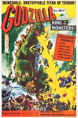 Godzilla (Trans World, 1956). One Sheet (26.75 X 41) Very Fine Original Poster