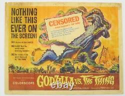 Godzilla vs. The Thing Original Movie Poster 1964 American Int'l Pictures, NSS