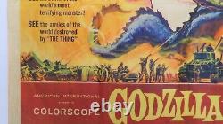 Godzilla vs. The Thing Original Movie Poster 1964 American Int'l Pictures, NSS