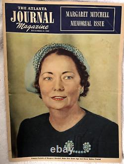 Gone With The Wind Margaret Mitchell Orig. 1949 Atlanta Journal Memorial Issue