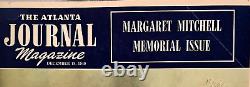 Gone With The Wind Margaret Mitchell Orig. 1949 Atlanta Journal Memorial Issue