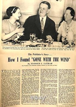 Gone With The Wind Margaret Mitchell Orig. 1949 Atlanta Journal Memorial Issue