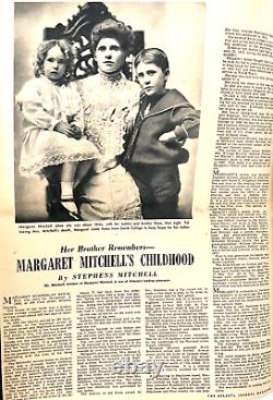 Gone With The Wind Margaret Mitchell Orig. 1949 Atlanta Journal Memorial Issue