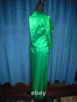 Grace Kelly Owned & Worn 50's Green Silk Jacket & Skirt from Sydney Guilaroff