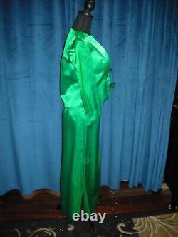 Grace Kelly Owned & Worn 50's Green Silk Jacket & Skirt from Sydney Guilaroff