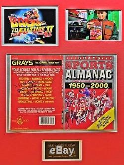 Grays Sports Almanac Bttf Screen Used Prop- Autographed