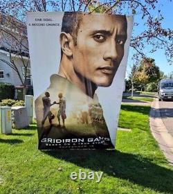 Gridiron Gang Sony 8ft x 6ft Vinyl Movie Promotional Poster RARE HUGE