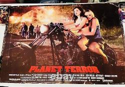 Grindhouse Planet Terror Poster 27x41 Zombie Horror Wilding rare HTF