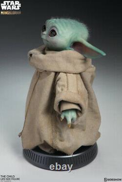 Grogu The Child Baby Yoda Mandalorian 11 Life Size Lebensgrosse Statue Sideshow