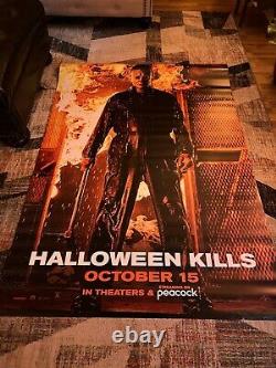 HALLOWEEN KILLS Bus Shelter USED 4X6 HUGE NEAR MINT Never Used GORGEOUS