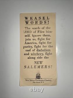 HARRY POTTER MOVIE PROPS Fantastic Beasts And Where To Find Them Flyer FB39