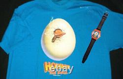 HOWARD THE DUCK Vintage movie promotional T-shirt (XL) and WATCH from 1986