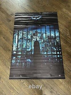 HUGE Dark Knight Joker Batman Heath Ledger Vinyl Theatre 2 side Banner / poster