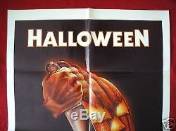 Halloween 1978 Original Movie Poster 1sh Michael Myers Mask The Thing Fog Nm