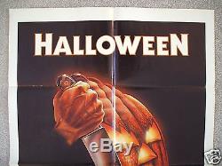 Halloween 1978 Original Movie Poster 1sh Michael Myers Mask The Thing Fog Nm-m