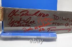 Halloween Chef Knife signed by 17 Micheal Myers! JSA Certified