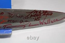 Halloween Chef Knife signed by 17 Micheal Myers! JSA Certified