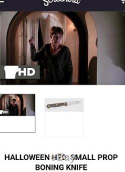 Halloween H20 Props Screen Used Knife And Michael Myers File Screenbid COA