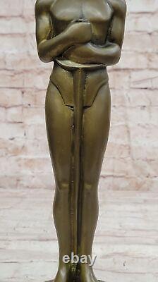 Handmade Bronze Movie Memorabilia Oscar Trophy Statue Figurine Art Piece