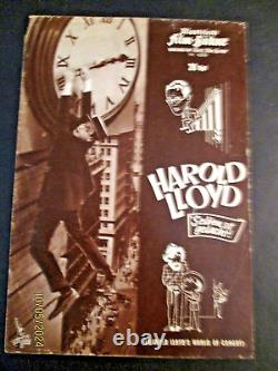 Harold Lioyd (safety Last) Orig, 1923 Movie Program (hangin From Clock)