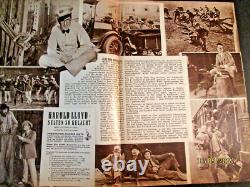 Harold Lioyd (safety Last) Orig, 1923 Movie Program (hangin From Clock)