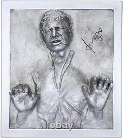 Harrison Ford Star Wars Autographed Han Solo Carbonite Bust BAS