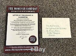 Harry Potter Prop Screen Used Hogwarts Acceptance Flying Envelope With COA