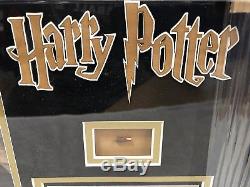 Harry Potter Screen Used Broom Bristle Piece Display withCOA Daniel Radcliffe