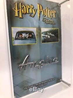 Harry Potter Screen Used Prop Weasley Flying Car Badge With Display And COA