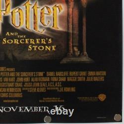 Harry Potter and the Sorcerer's Stone 2001 DS Original Movie Poster 27 x 40