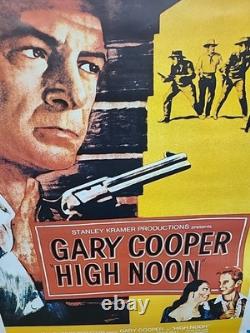 High Noon Gary Cooper Grace Kelly Western 1 Sheet 1952