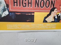High Noon Gary Cooper Grace Kelly Western 1 Sheet 1952