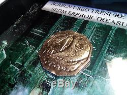 Hobbit Screen Used Prop Coin from Erebor Treasure+DISPLAY Lord of the Rings