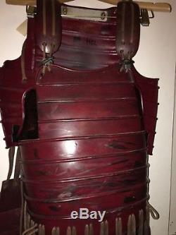 Hollywood Original movie prop screen used in Last Samurai Warrior Armor Costume