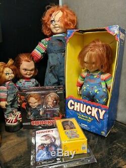 Huge 6X Piece Chucky Doll Lot, Notorious, Japan, Horror, Halloween, Good Guys, Show