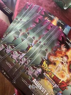 Huge DragonBall Z Lot resurrection F Posters 160+ SDCC 2015 Original Fantastic