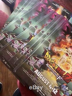 Huge DragonBall Z Lot resurrection F Posters 160+ SDCC 2015 Original Fantastic