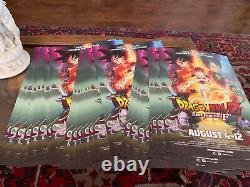 Huge DragonBall Z Lot resurrection F Posters 160+ SDCC 2015 Original Fantastic