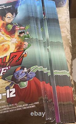 Huge DragonBall Z Lot resurrection F Posters 160+ SDCC 2015 Original Fantastic
