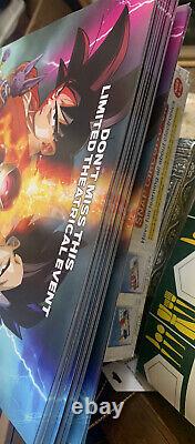 Huge DragonBall Z Lot resurrection F Posters 160+ SDCC 2015 Original Fantastic