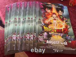 Huge DragonBall Z Lot resurrection F Posters 160+ SDCC 2015 Original Fantastic