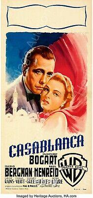 Humphrey Bogart Casablanca? Film Prop Memorabilia Hollywood Studio Auction A