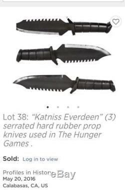 Hunger Games Prop Screen Used Katniss Everdeen Knife Jennifer Lawrence